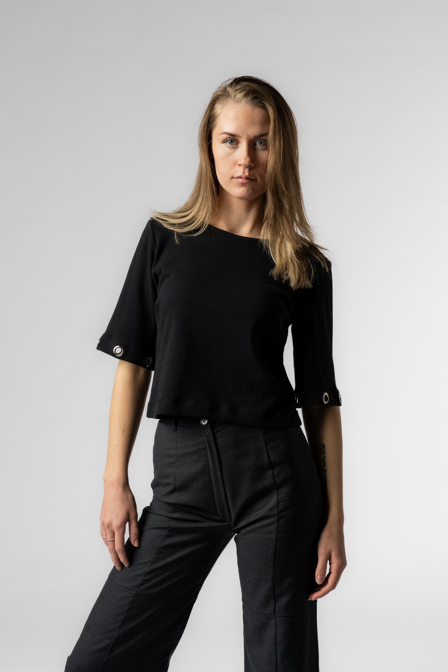 The Black Eyelet T-shirt