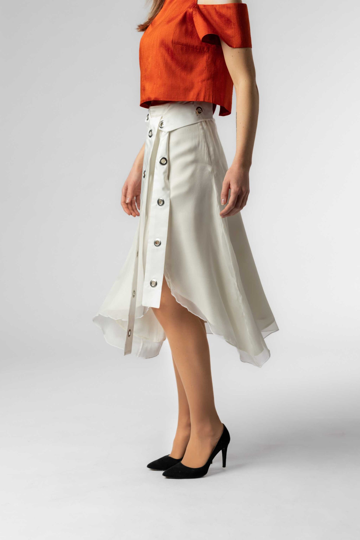 The White Silk Skirt