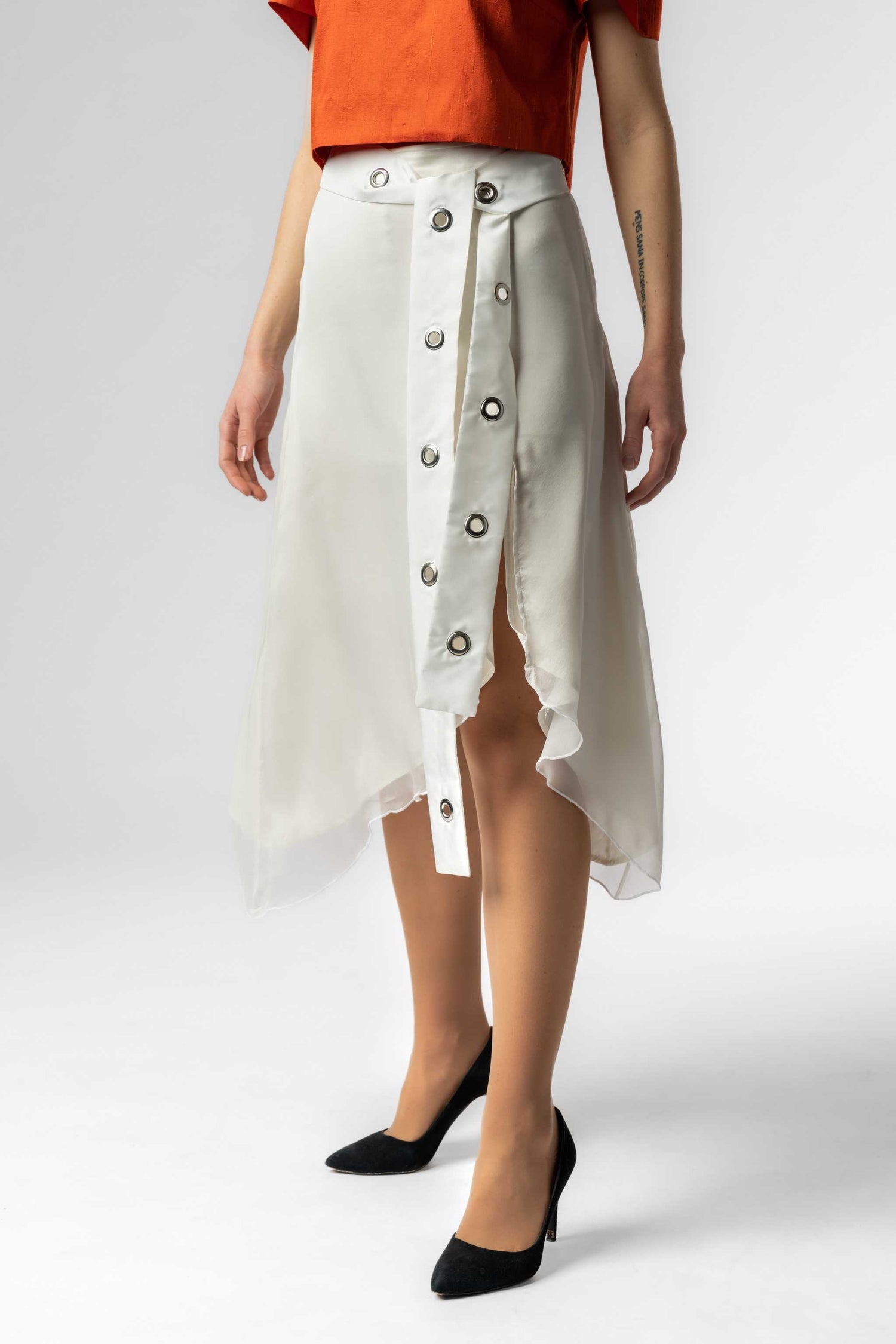 The White Silk Skirt