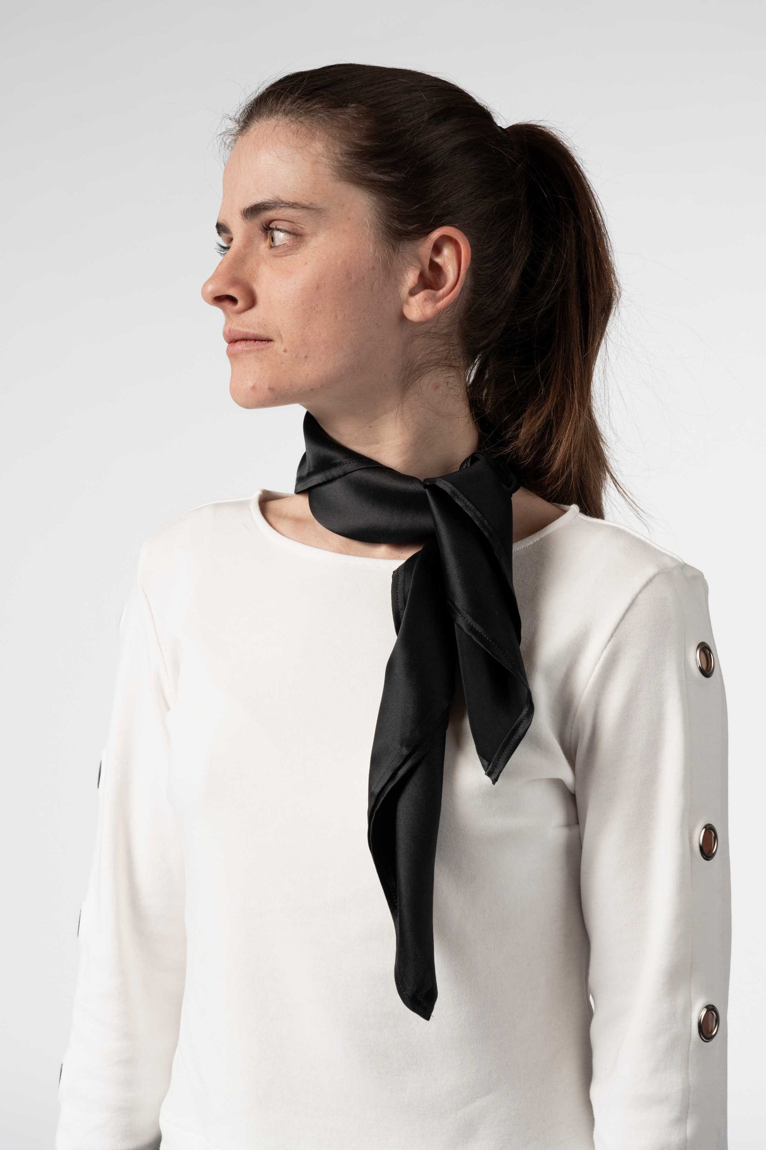 The Black Silk Scarf